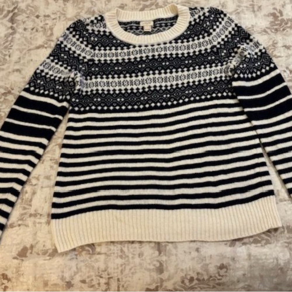 J. Crew Striped Sweater